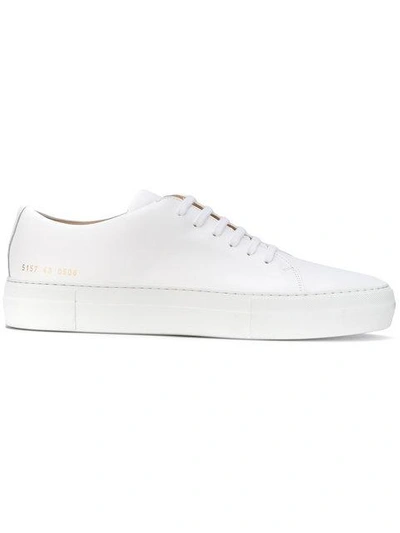 Common Projects Low-top Leather Trainers In White