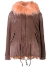 MR & MRS ITALY MR & MRS ITALY FOX FUR TRIM PARKA - BROWN,MP332SC6812226724