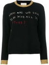 GUCCI GUCCI - COCO CAPITÁN EMBROIDERED KNIT TOP ,493512X9H2112333559