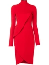 GIVENCHY LAYERED FITTED DRESS,17I273343112329247