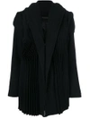 YOHJI YAMAMOTO TAILORED PLEATED COAT,FKJ0411012323771