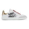 ISABEL MARANT White Bryce Street Tag Sneakers