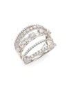 SHAY WOMEN'S MIXED DIAMOND & 18K WHITE GOLD 5-ROW RING,400095514828