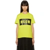 MSGM Green Box Logo T-Shirt