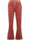 FRAME cropped velvet trousers,LWWB003112190426