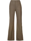 ADEAM pearl-look button trousers,DRYCLEANONLY