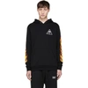 PALM ANGELS PALM ANGELS BLACK PALMS AND FLAMES HOODIE