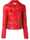 CHRISTOPHER KANE leather biker jacket,490401UEL0312097085