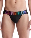 Calvin Klein Intense Power Pride Thong In Ub1 Black