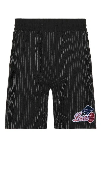 Renowned Crinkle Lovers Patch Short In Black