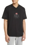 Hugo Boss X Nfl Tackle Graphic T-shirt In Tampa Bay Buccaneers Black
