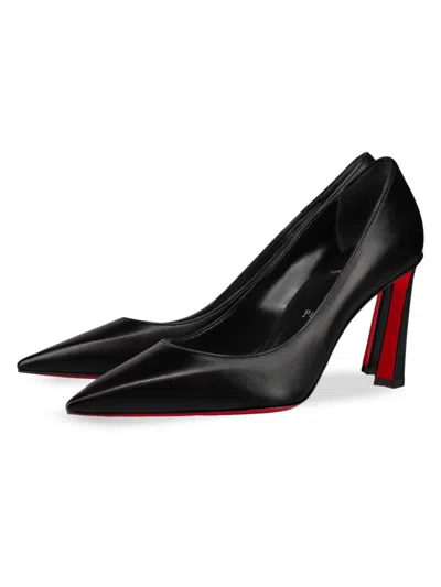 Christian Louboutin Condora 85 Leather Pumps In Black