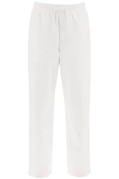 Apc Vincent Jeans With Drawstring Waistband In White