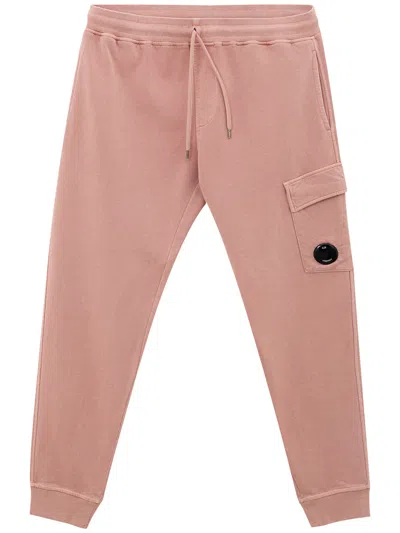 C.p. Company Pink Fleece Jogging Trousers