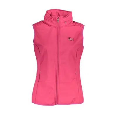 Scuola Nautica Polyester Jackets & Women's Coat In Pink