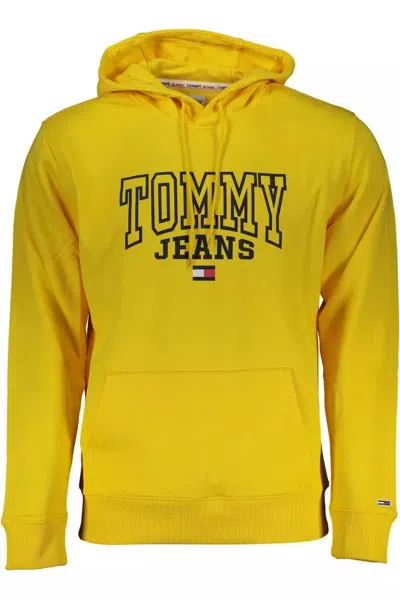 Tommy Hilfiger Sunny Yellow Cotton Hooded Sweatshirt