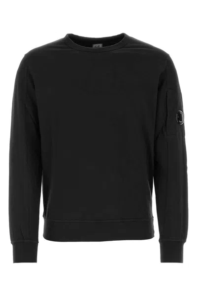 C.p. Company Lightweight Sweatshirt  In Nero
