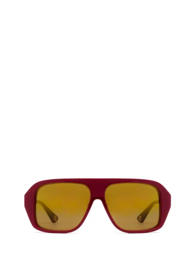 Gucci Eyewear Sunglasses In Red
