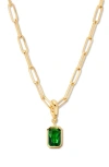 Brook & York Women's Mackenzie 14k-yellow-gold Vermeil & Birthstone Pendant Necklace In May