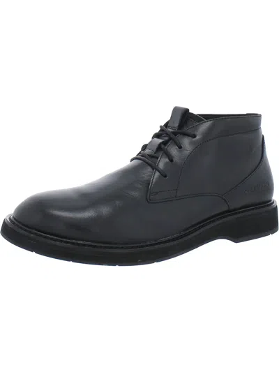 Cole Haan Mens Leather Dressy Oxfords In Black
