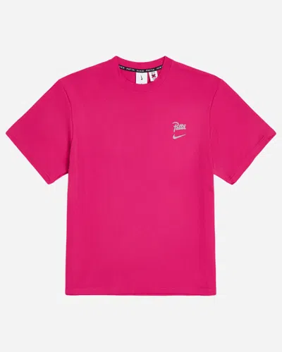 Nike Patta Running Team T-shirt Fireberry In Pink