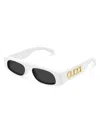 Gucci Women's Fashion Show Gg1771s 51mm Geometric Sunglasses In White