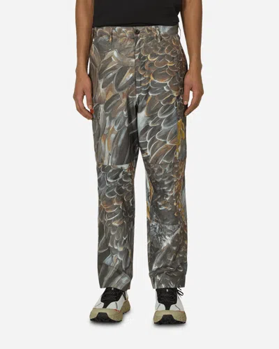 Wtaps Milt9602 Trousers Wed Camo In Green
