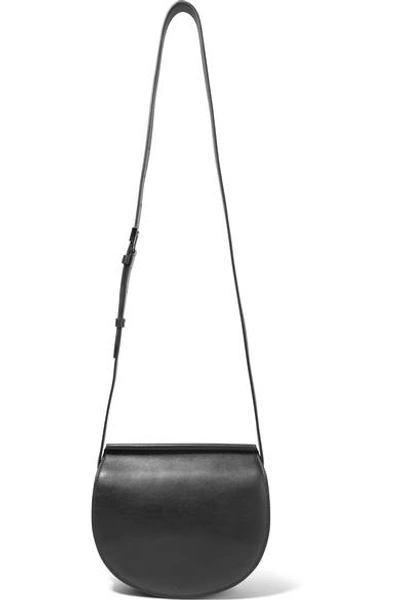 Givenchy Infinity Mini Chain-trimmed Leather Shoulder Bag In Black