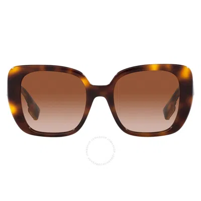 Burberry Women's Helena Sunglasses, Be4371 In Brown