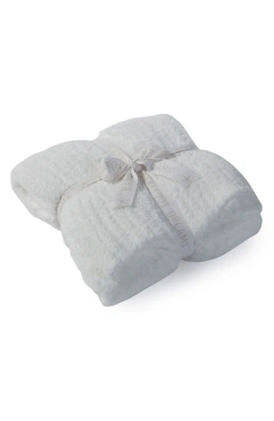 Barefoot Dreams Cozychic Ribbed Throw In White
