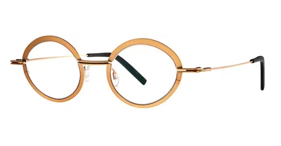 Theo Eyewear Grilled - 07 Rx Glasses In Gold