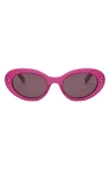 Celine Bold 3 Dots 53mm Cat Eye Sunglasses In Rosa