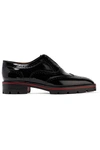 CHRISTIAN LOUBOUTIN CHARLETTA PATENT-LEATHER BROGUES