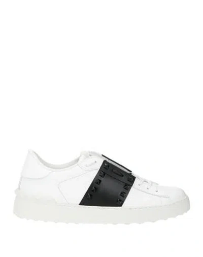 Valentino Garavani Sneaker Open In White/ Black