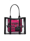 Marc Jacobs Women's The Medium Clear Tote Bag In Black