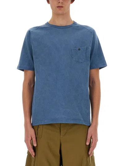 Nigel Cabourn Basic T-shirt In Blue