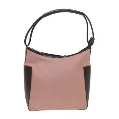 Gucci Pink Canvas Shoulder Bag () In Black