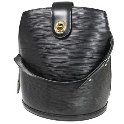 Pre-owned Louis Vuitton Cluny Black Leather Shoulder Bag ()