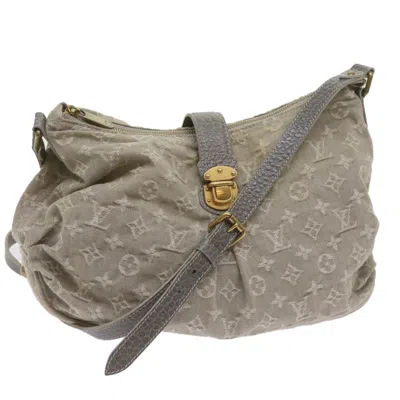 Pre-owned Louis Vuitton Slightly Grey Canvas Shoulder Bag ()