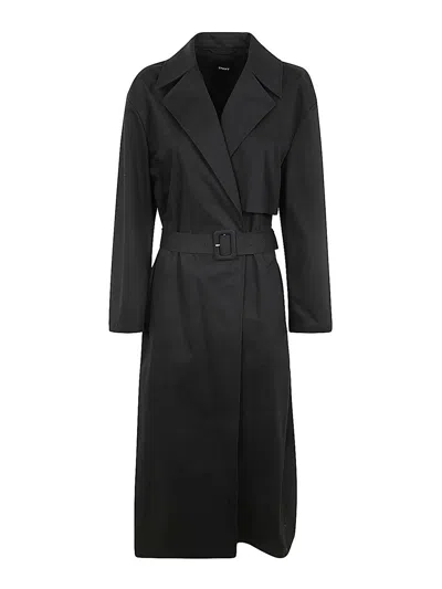 Theory Wrap Trench Clothing In Black