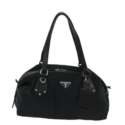 Prada Saffiano Synthetic Shoulder Bag () In Black