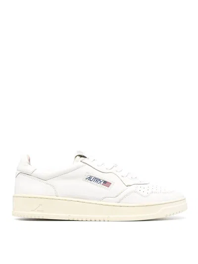 Autry Medalist Low Trainers In White
