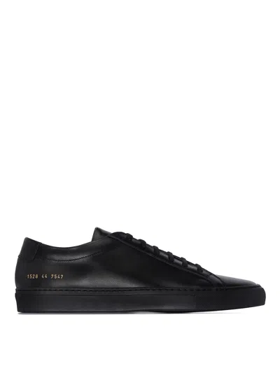 Common Projects 1528 Original Achilles Low Sneakers In Black