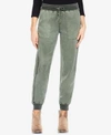 VINCE CAMUTO TWO BY VINCE CAMUTO RIBBED TWILL JOGGER PANTS