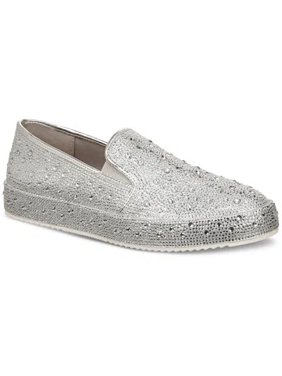 Inc Lenna Womens Rhinestone Slip On Loafers In Multi