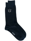 KENZO KENZO EYE SOCKS - BLUE,F768SM240JSB12314501