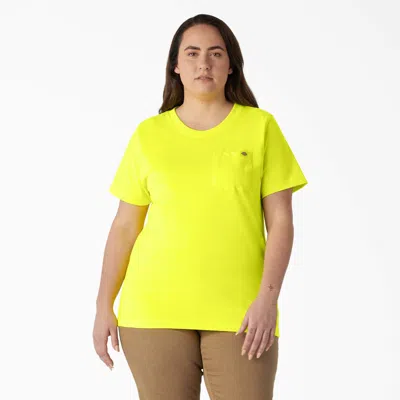 Dickies Women's Plus Heavyweight Short Sleeve T-shirt In Yellow