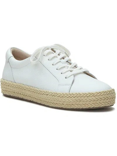 Lucky Brand Coilin Womens Leather Lifestyle Casual And Fashion Sneakers In White