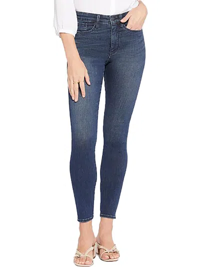 Nydj Ami Womens High-rise Seamless Skinny Jeans In Blue