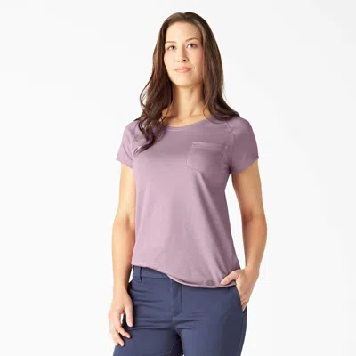 Dickies Women's Cooling Short Sleeve T-shirt In Purple